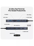 Targus USB-C hub 11 Port, imported from the UK