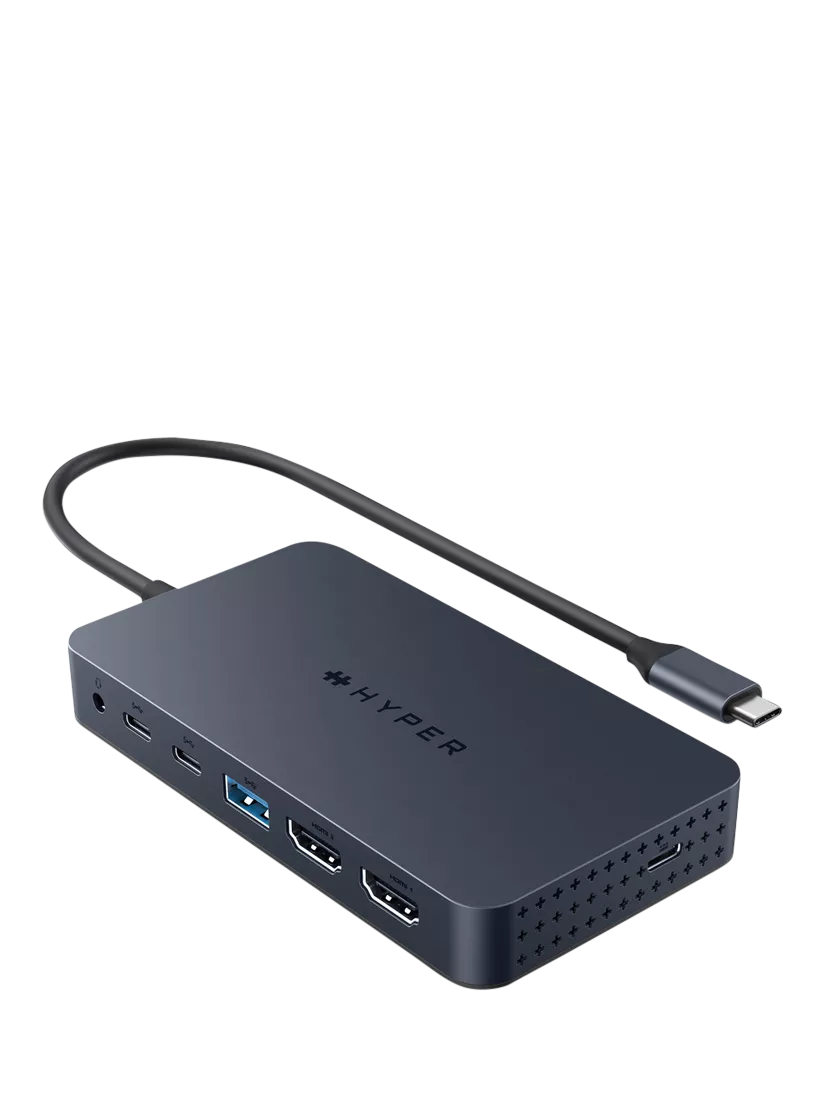 Targus HyperDrive Next Dual 4K HDMI 7-port USB-C hub, UK version