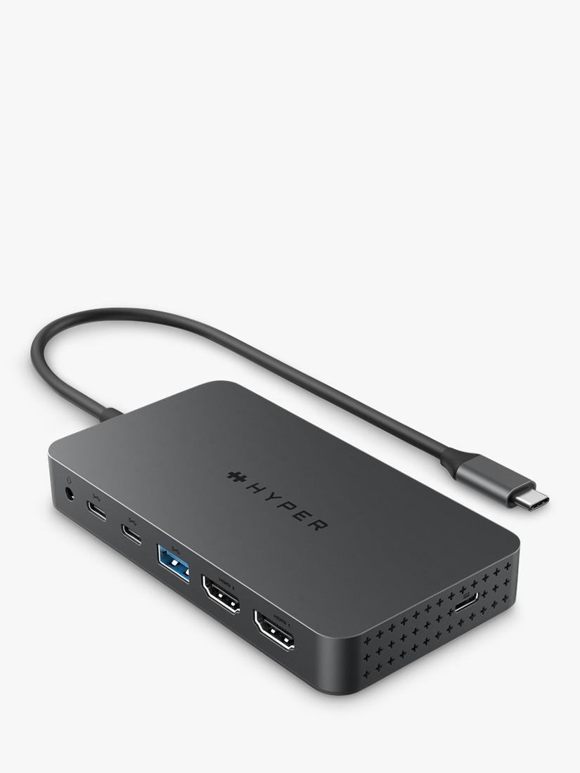 Targus HyperDrive Next Dual 4K HDMI 7-port USB-C hub, UK version