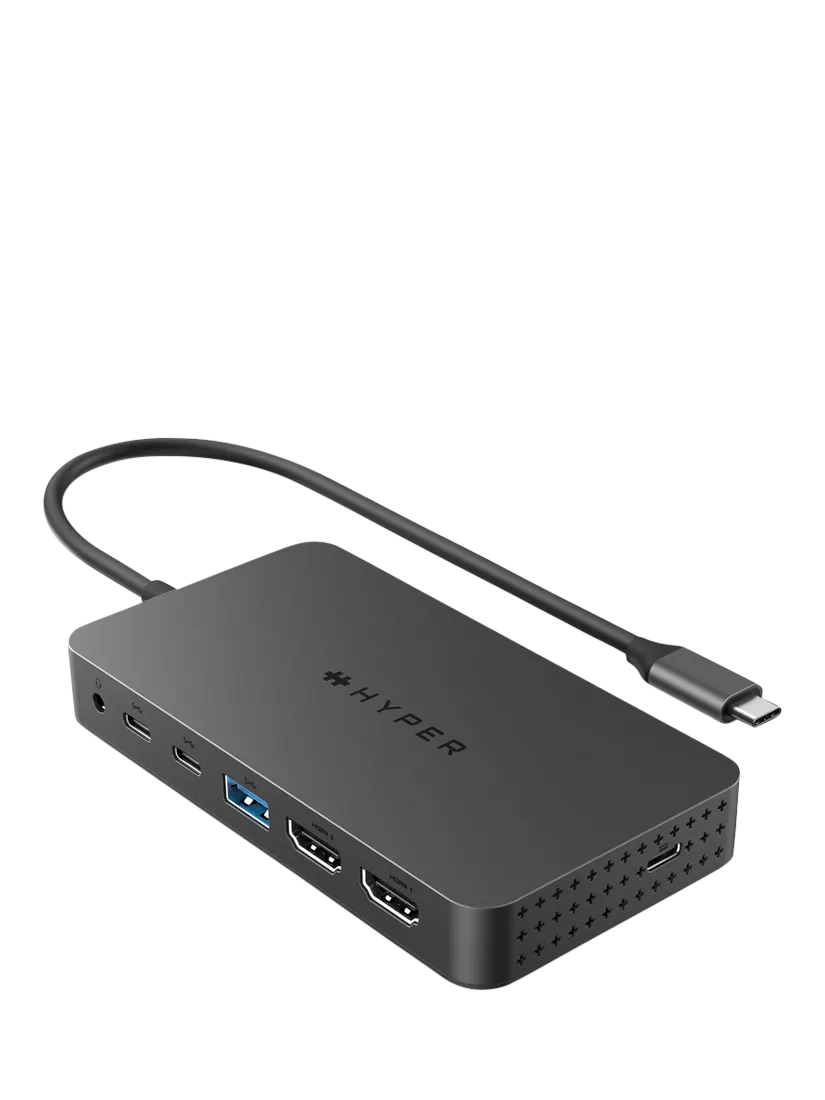 Targus HyperDrive Next Dual 4K HDMI 7-port USB-C hub, UK version