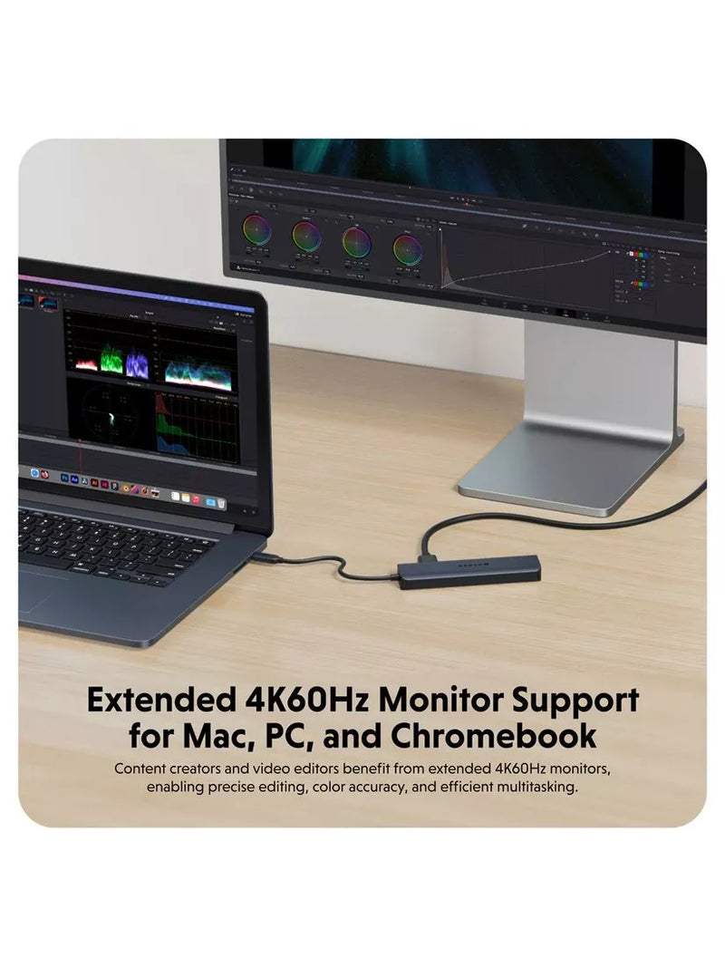 Targus HyperDrive Next 7 USB-C Hub with 7 ports, imported from the UK