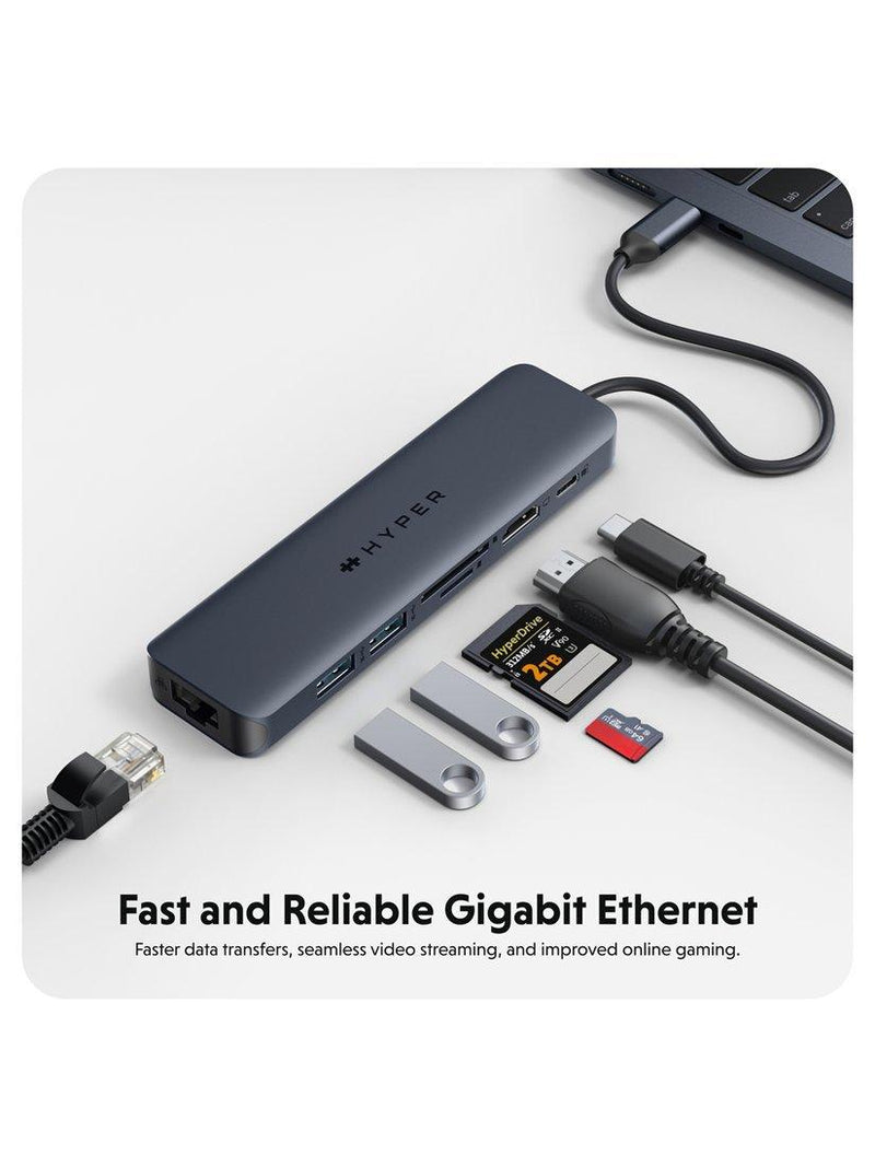 Targus HyperDrive Next 7 USB-C Hub with 7 ports, imported from the UK