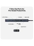 Targus HyperDrive Next 7 USB-C Hub with 7 ports, imported from the UK