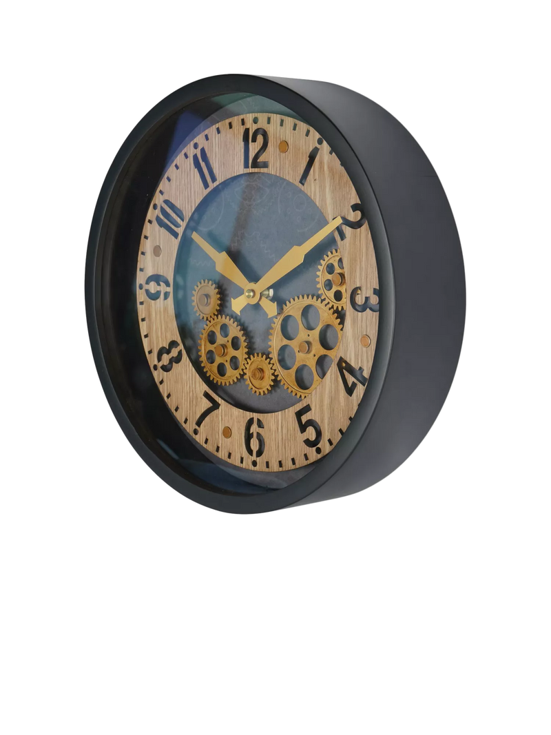 Libra Interiors Palladium wall clock 32.8cm (British brand)