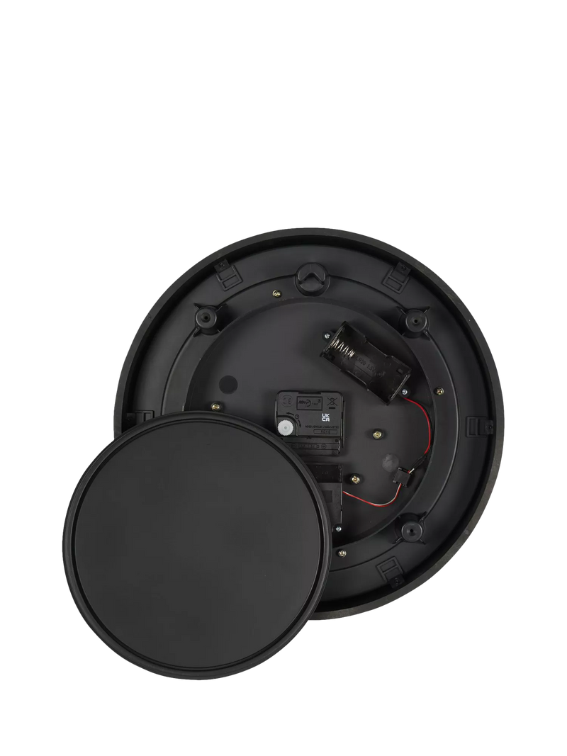 Libra Interiors Palladium wall clock 32.8cm (British brand)