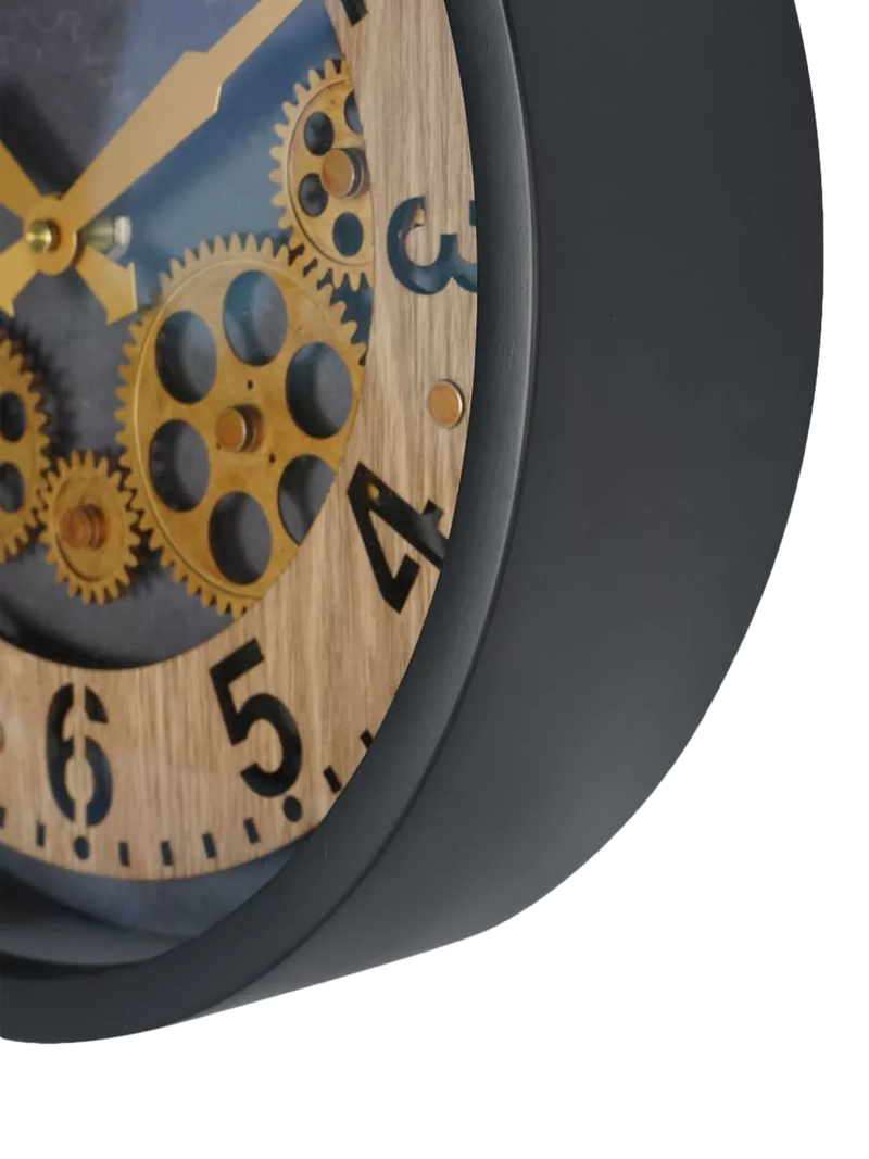 Libra Interiors Palladium wall clock 32.8cm (British brand)