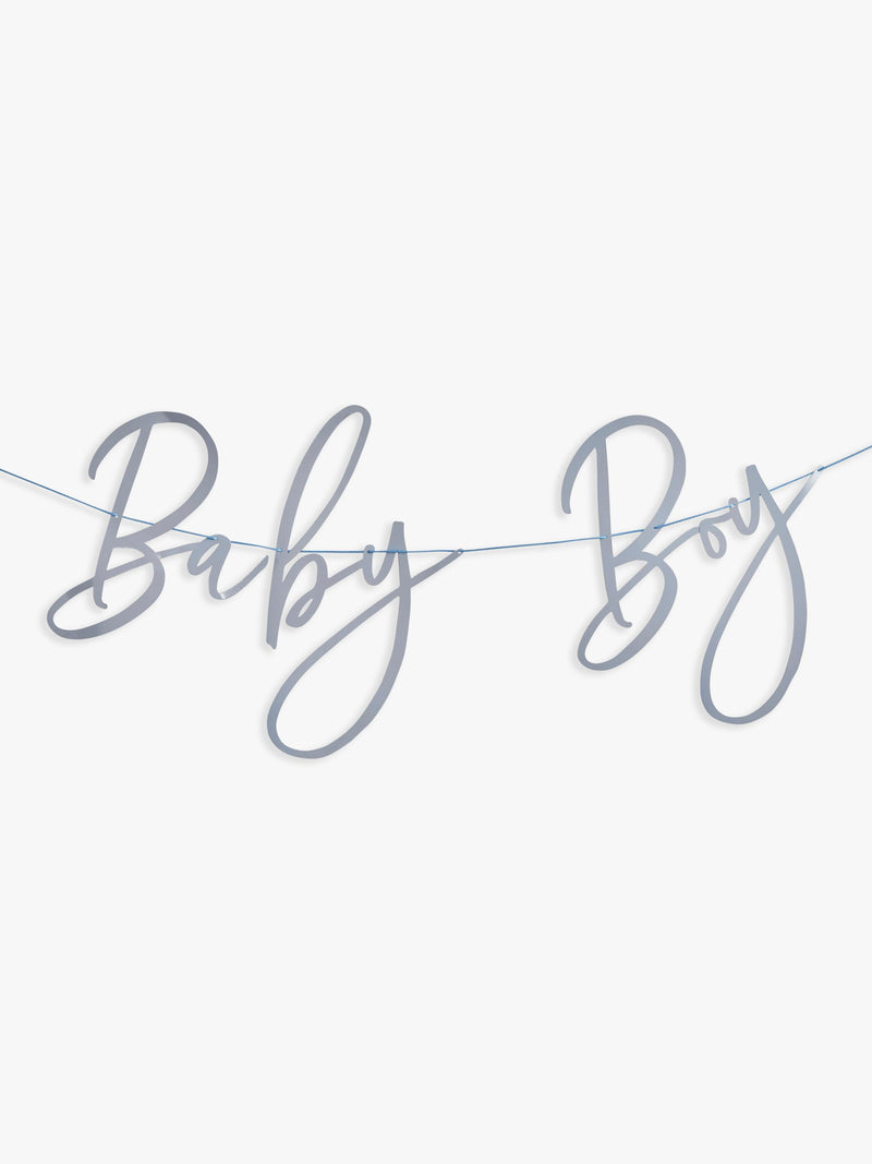 Decorative Baby Boy Banner for Baby Showers