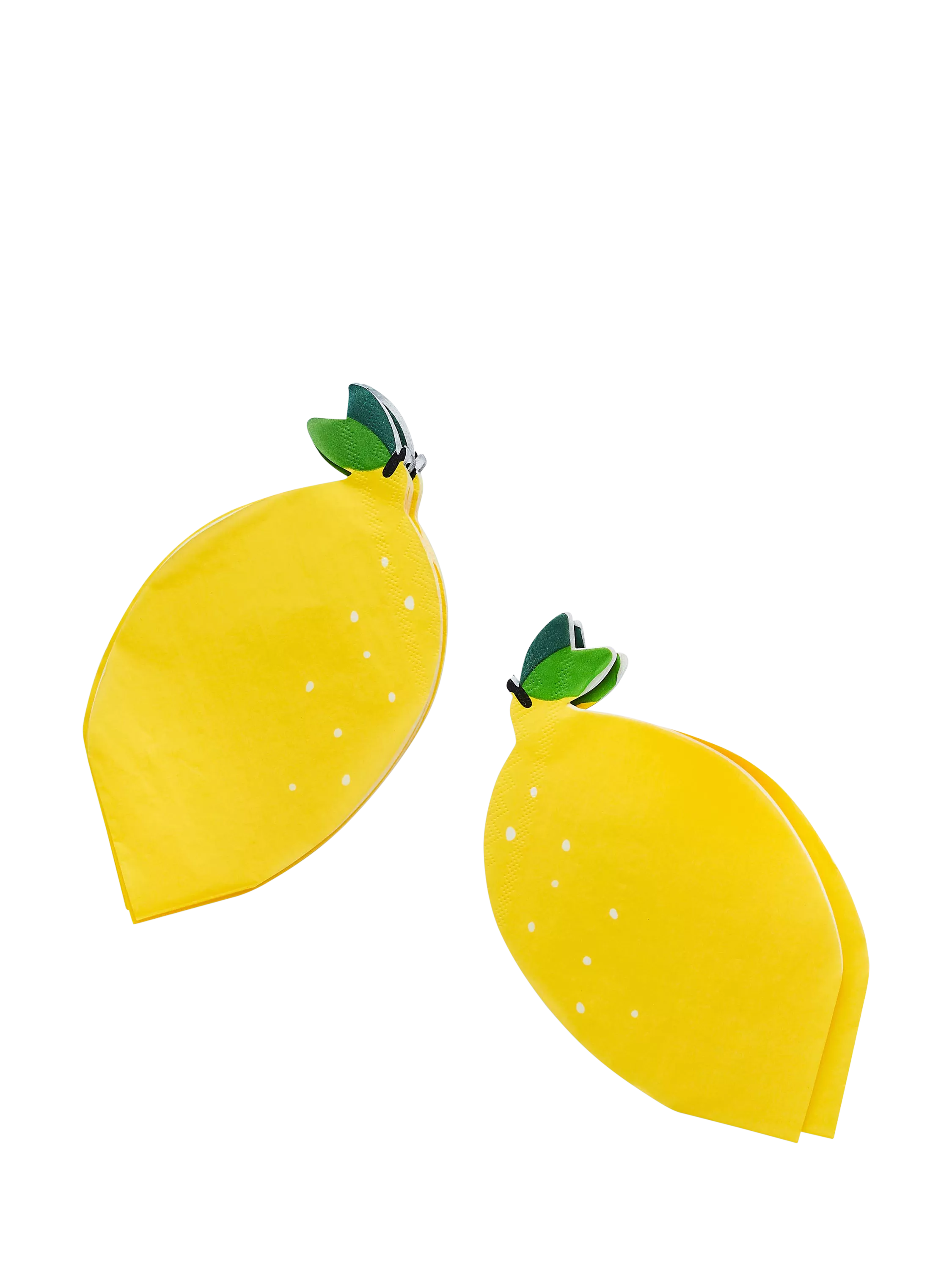 Hootyballoo lemon paper napkins pack of 16, UK version