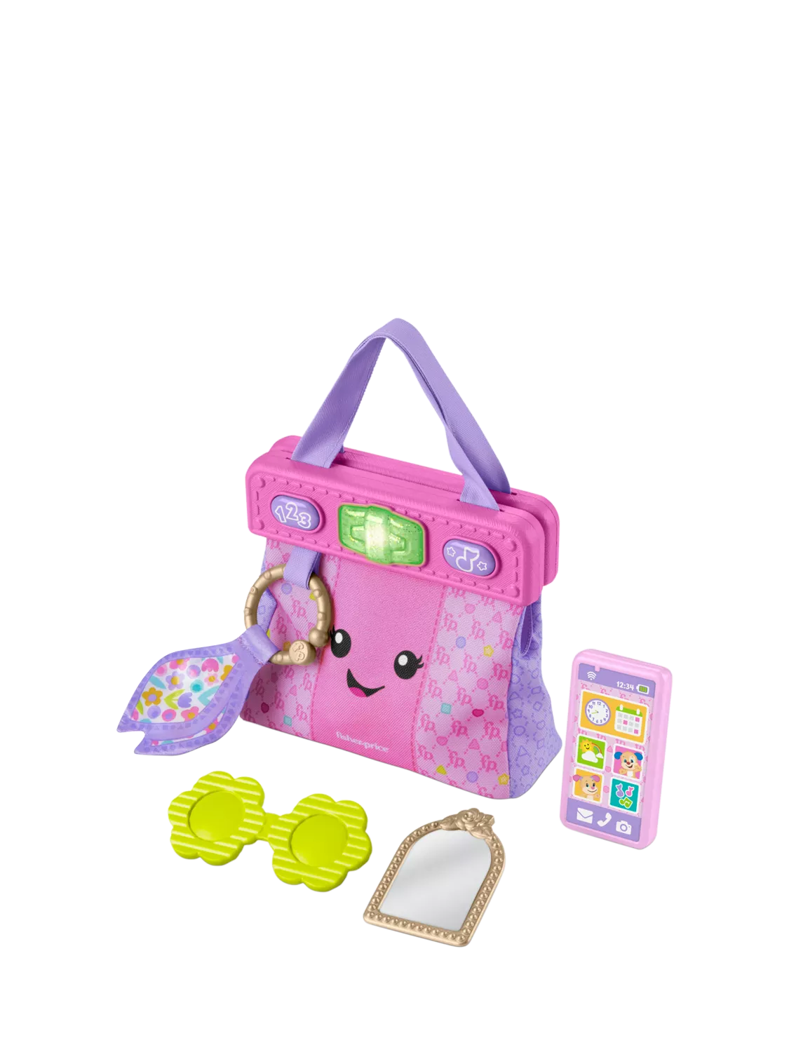 Fisher-Price Laugh & Learn learning purse baby toy imported from the UK