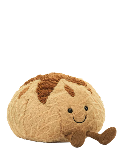 John Lewis Sourdough Plush Soft Toy with Stitched Smile and Cord Legs- Buy online at McGrocer