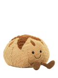 Sourdough Plush Soft Toy with Stitched Smile and Cord Legs