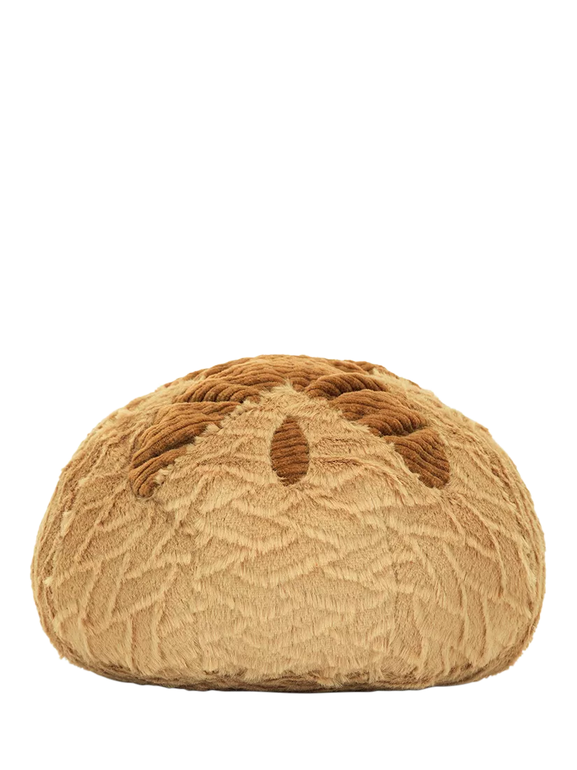 Sourdough Plush Soft Toy with Stitched Smile and Cord Legs