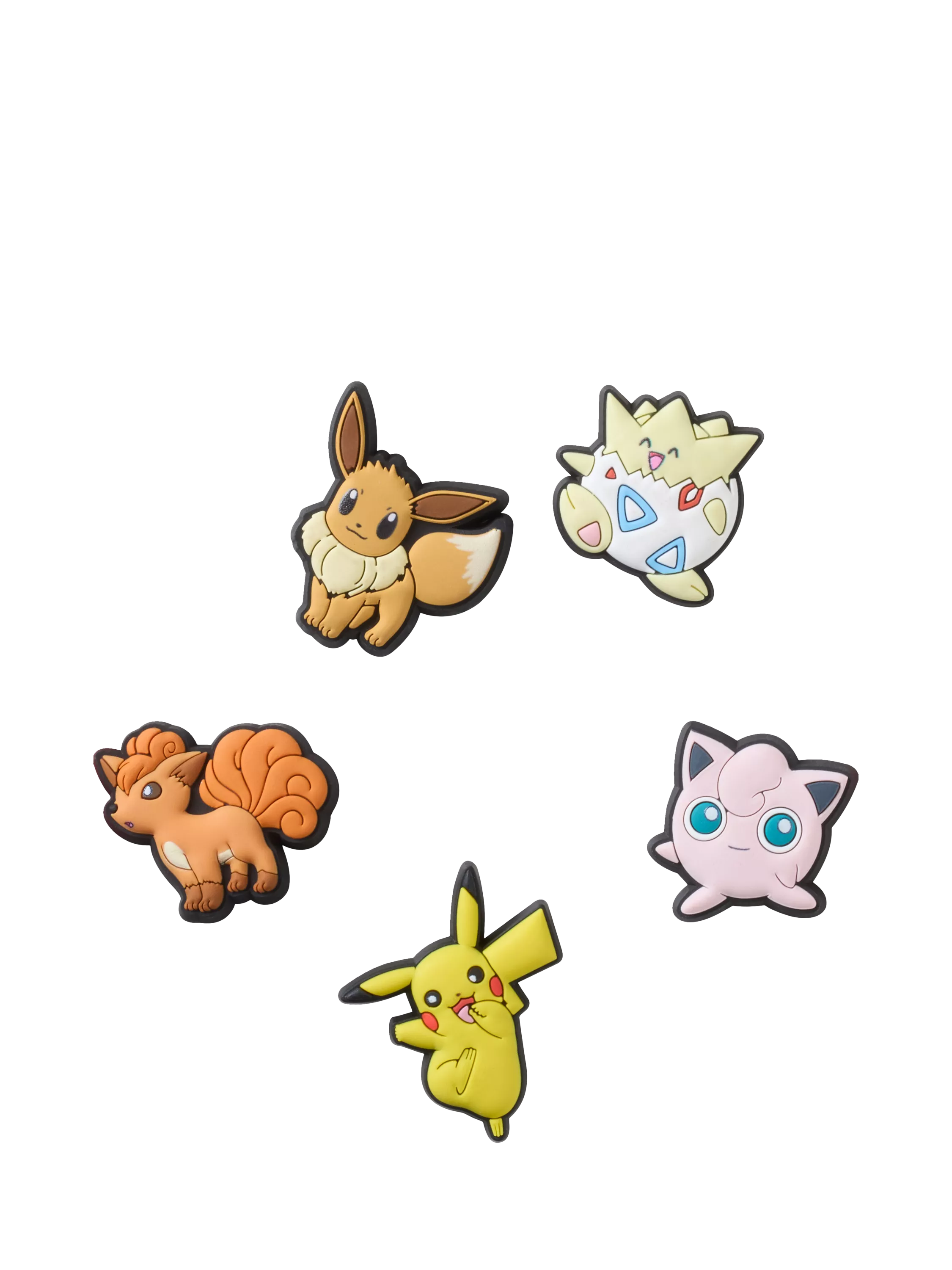Crocs Pokémon Jibbitz pack of 5 shoe charms (British brand)