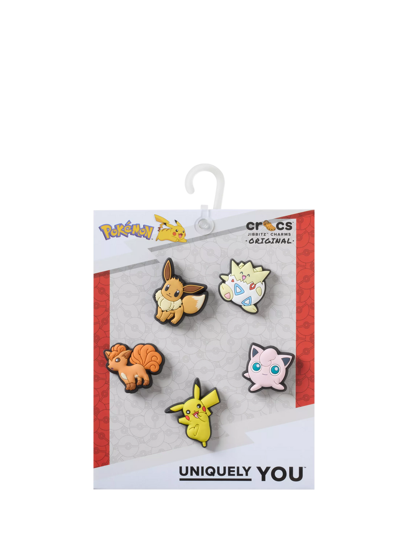 Crocs Pokémon Jibbitz pack of 5 shoe charms (British brand)