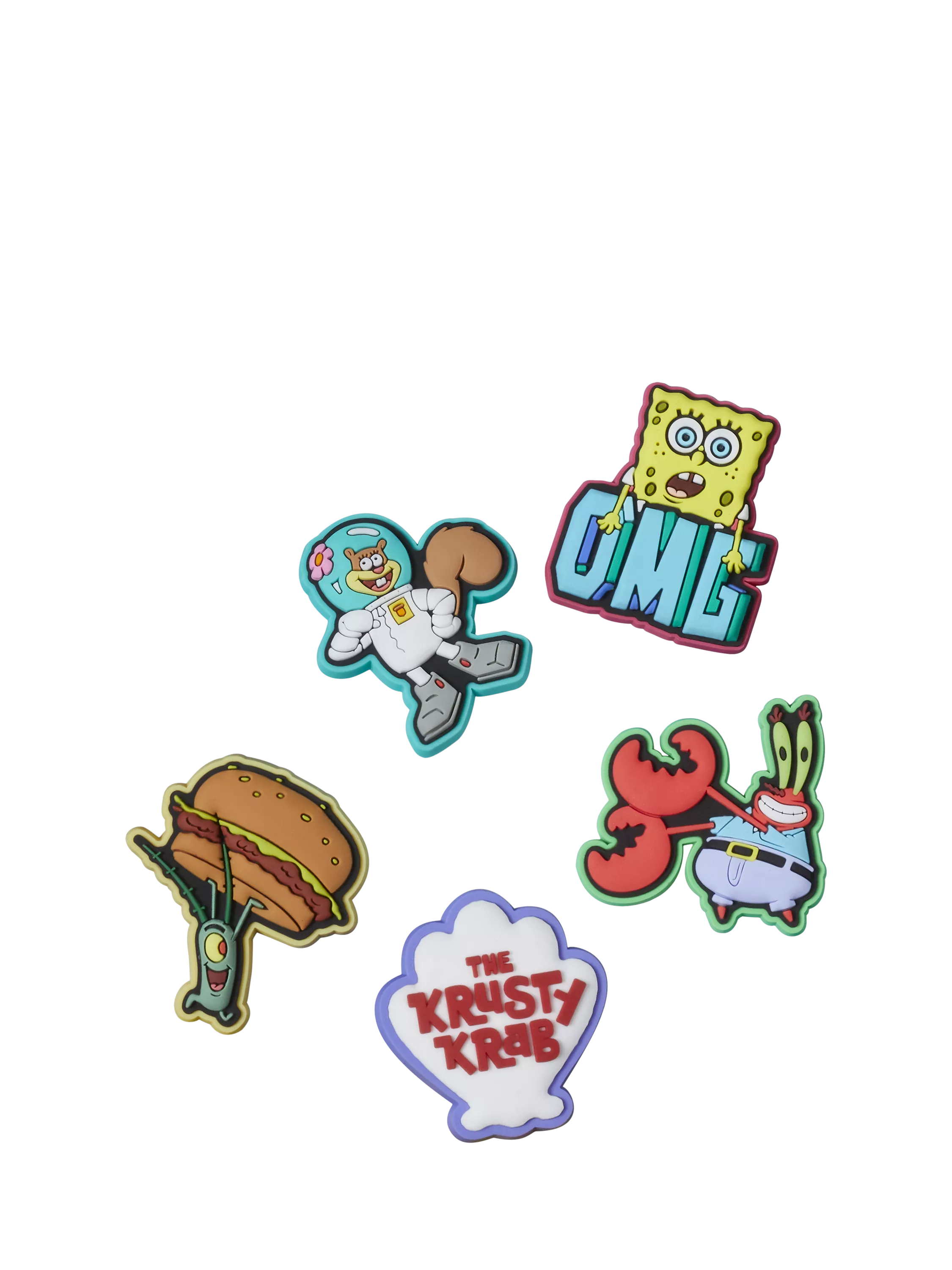 Crocs SpongeBob SquarePants Jibbitz charms set of 5 - British product