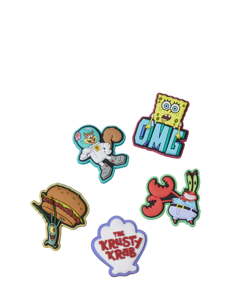 Crocs SpongeBob SquarePants Jibbitz charms set of 5 - British product