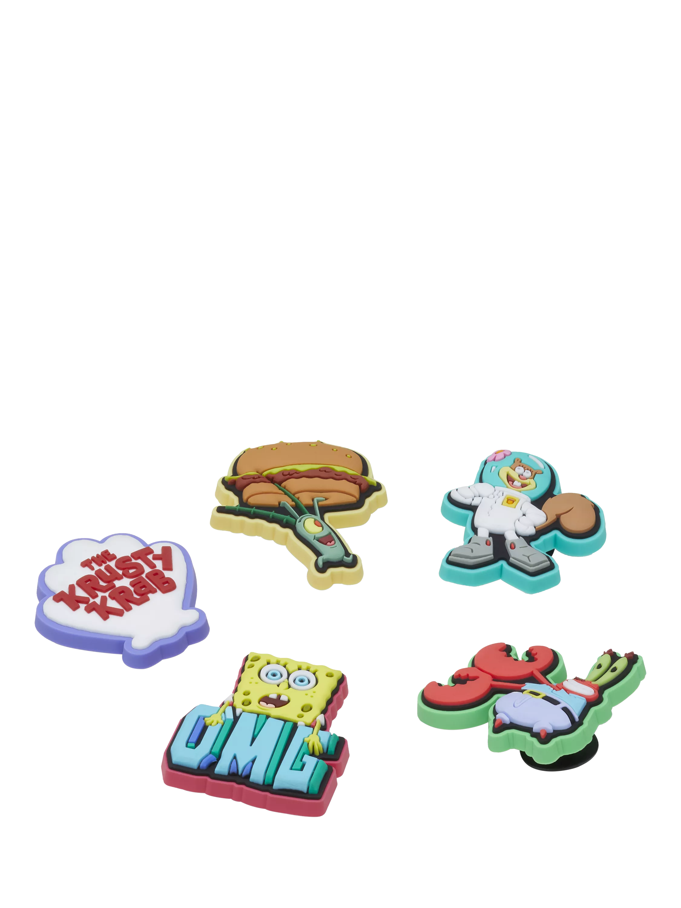 Crocs SpongeBob SquarePants Jibbitz charms set of 5 - British product