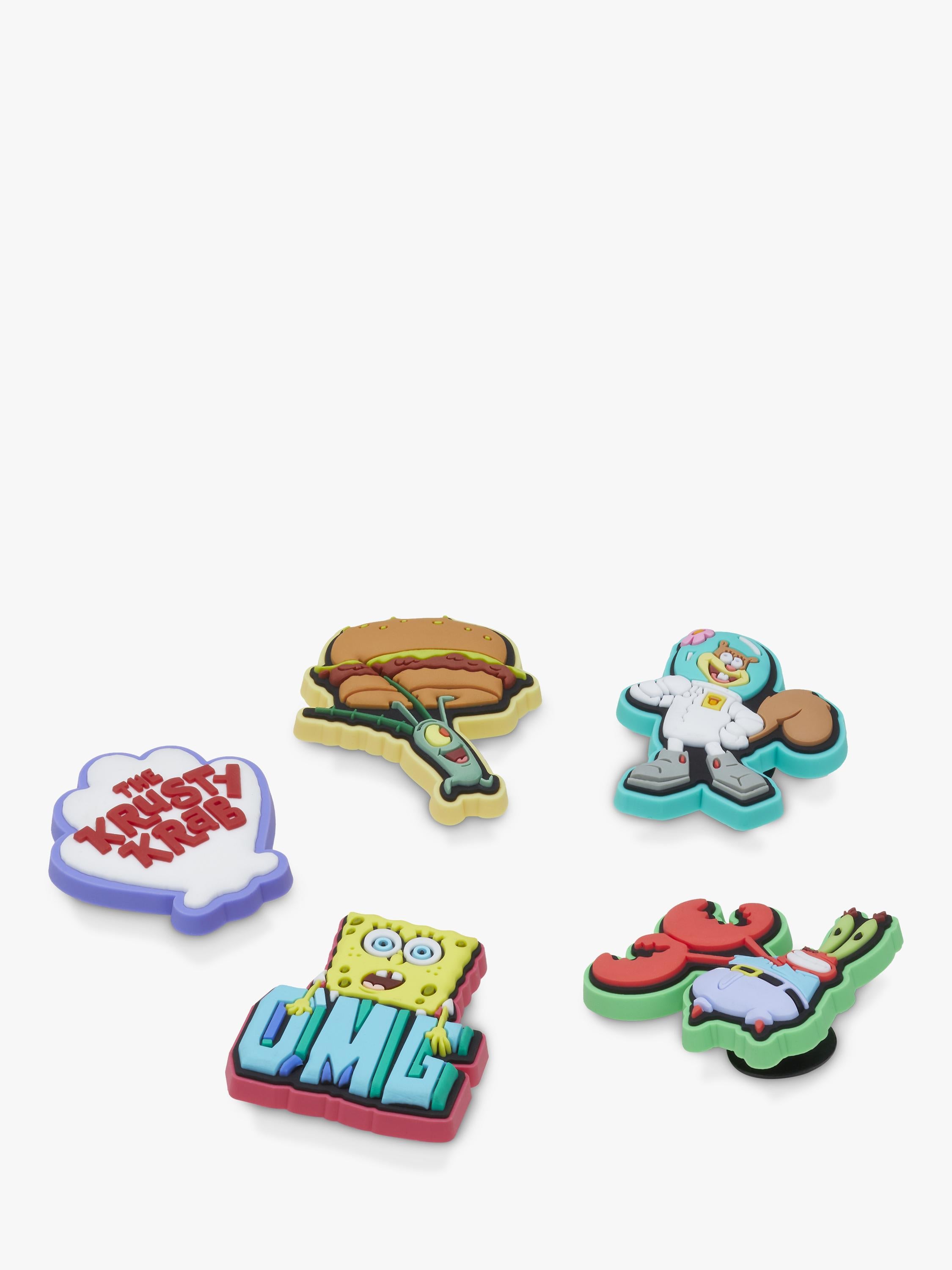 Crocs SpongeBob SquarePants Jibbitz charms set of 5 - British product