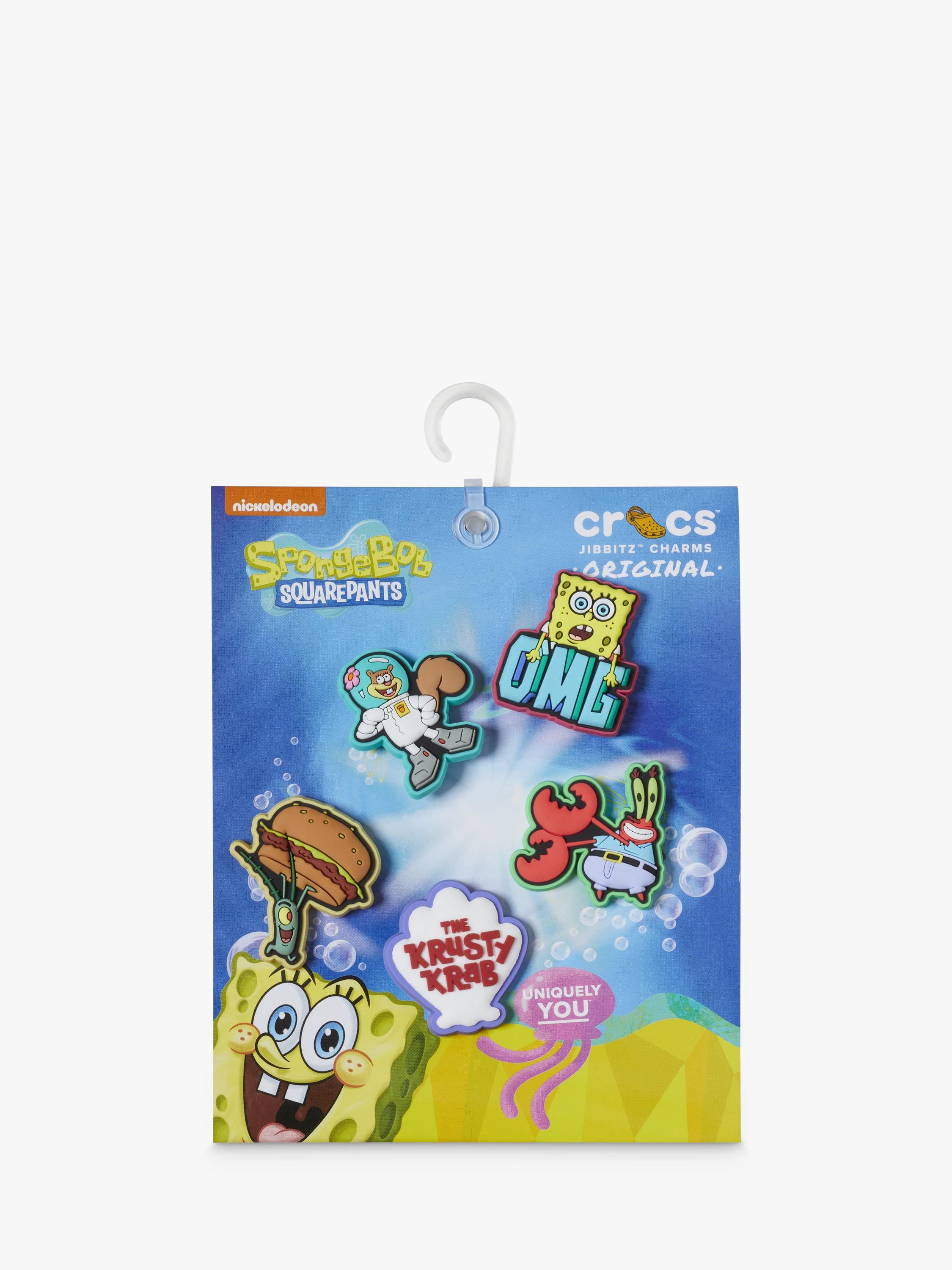 Crocs SpongeBob SquarePants Jibbitz charms set of 5 - British product