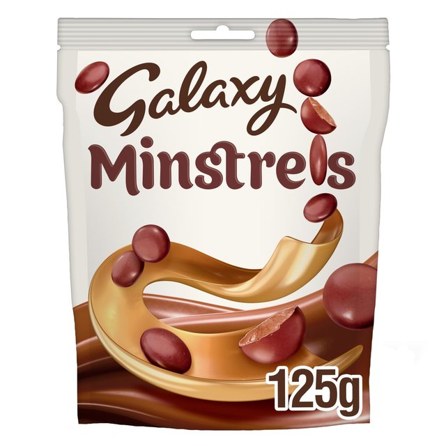 Galaxy Minstrels Milk Chocolate Buttons Pouch Bag   125g GOODS M&S   