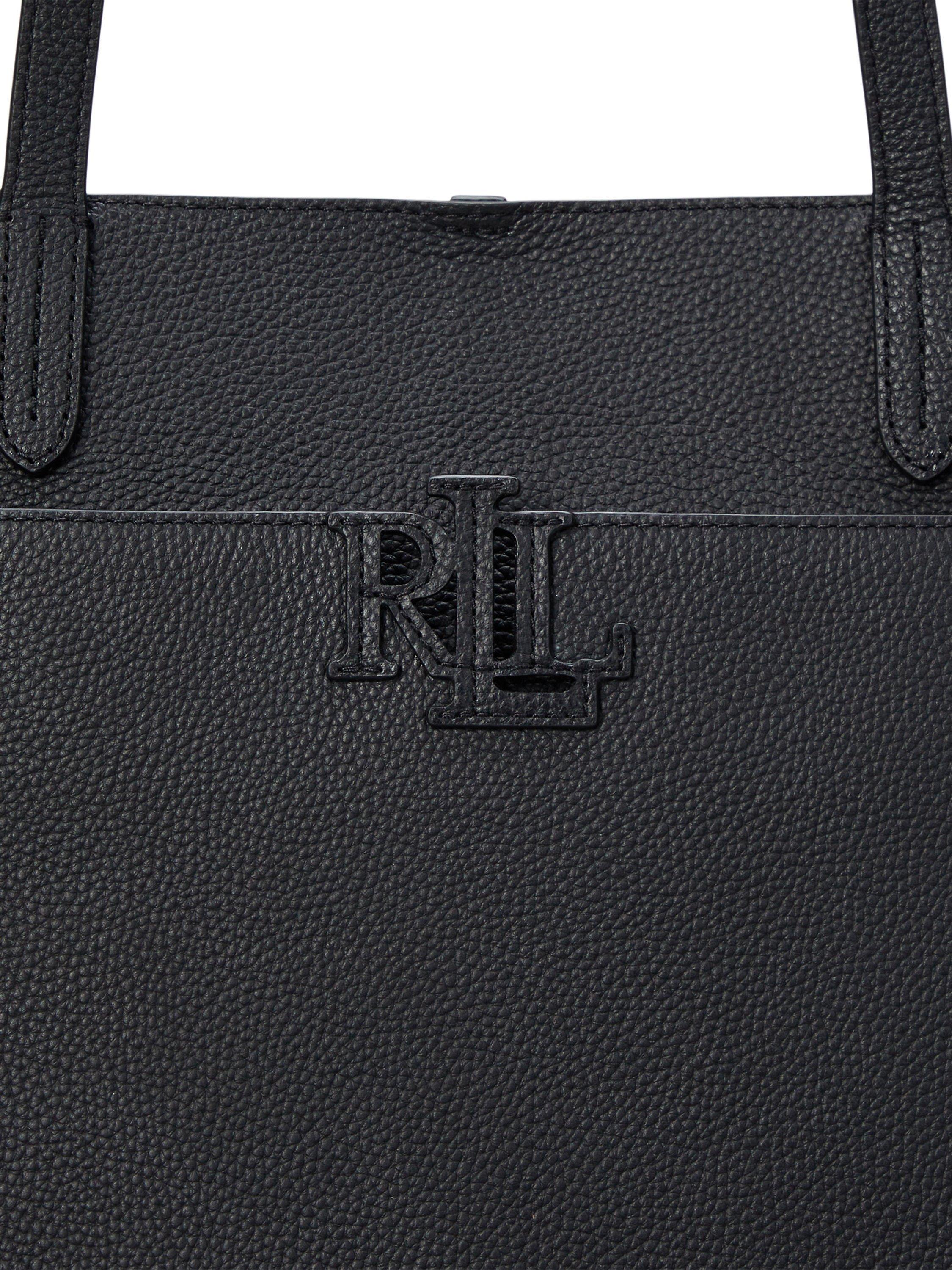 Ralph Lauren Cameryn large pebbled leather tote bag - British product