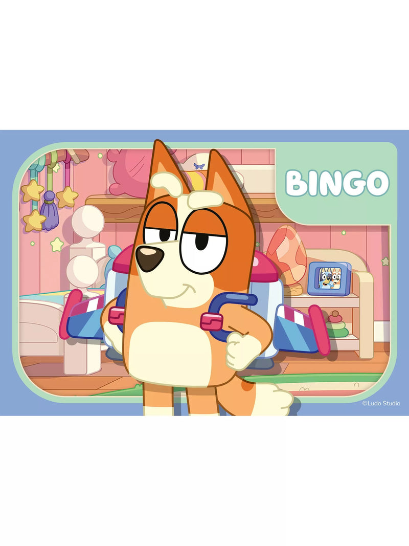 Bluey My First Puzzles 4 in a Box jigsaw set (British brand)