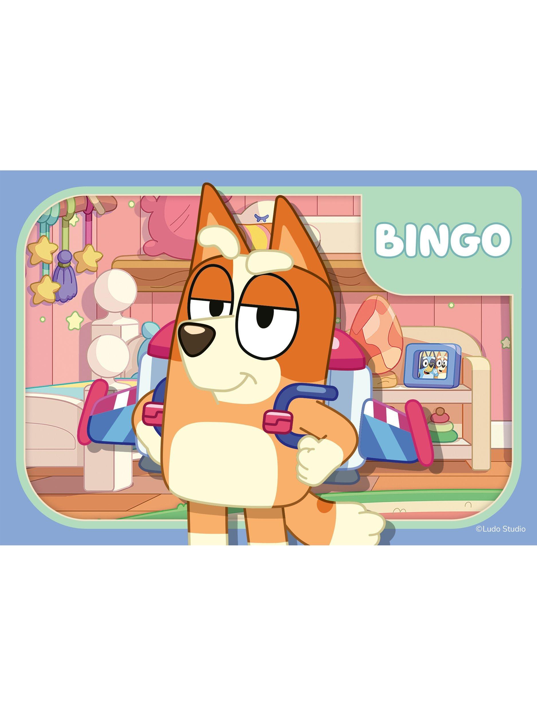 Bluey My First Puzzles 4 in a Box jigsaw set (British brand)