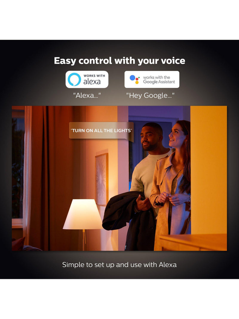 Philips Hue White Ambiance GU10 smart LED bulb pack of 6, imported from the UK