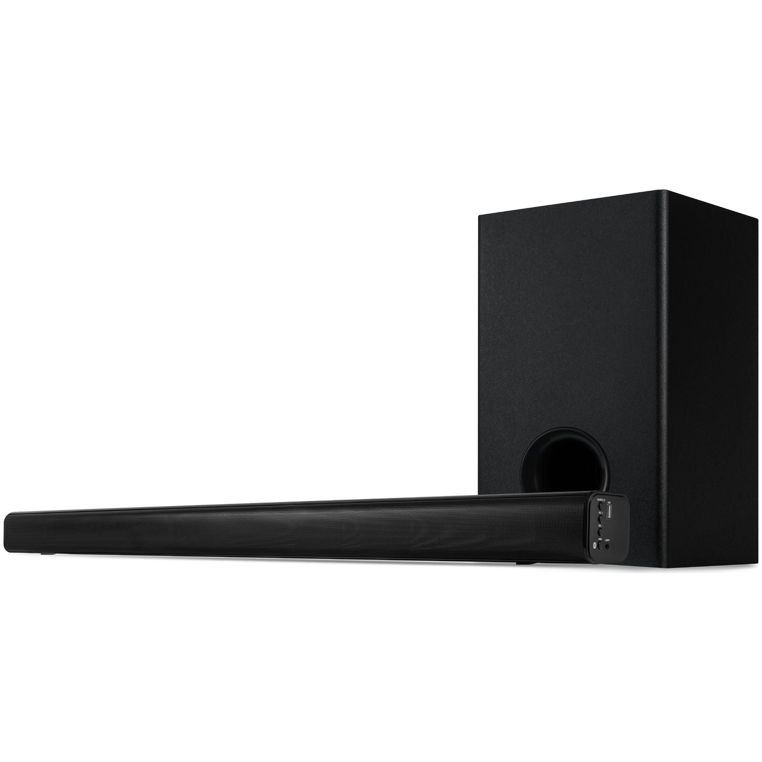 Bush 2.1 channel soundbar with wired subwoofer, UK version
