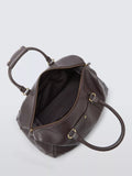 John Lewis leather weekender bag large, imported from the UK