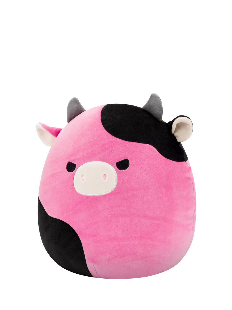 Squishmallows Pollyanna cow plush toy 12 inches, imported from the UK