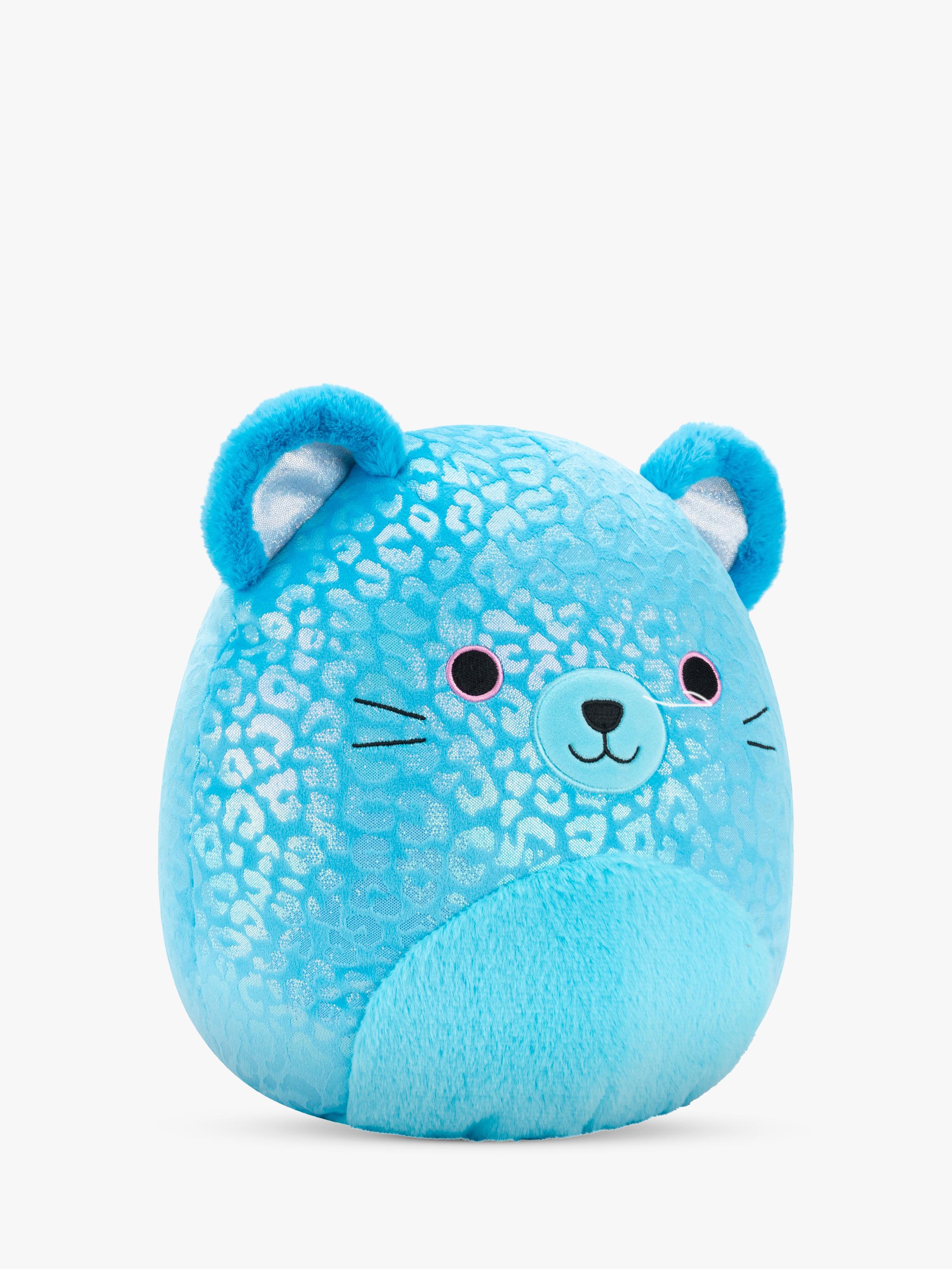Squishmallows Sarge blue jaguar plush soft toy - British product