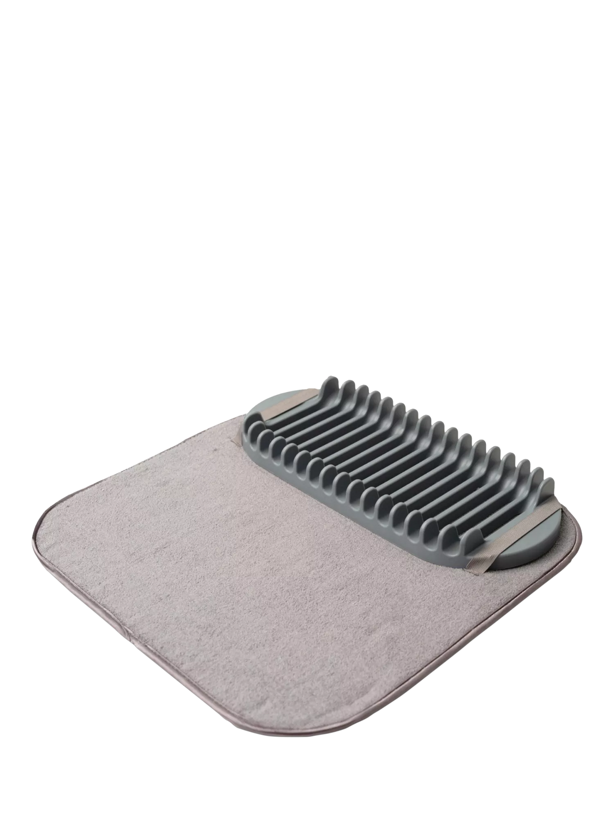 ADDIS grey microfibre sink mat with drying rack, UK version