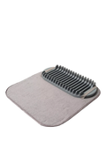 ADDIS grey microfibre sink mat with drying rack, UK version