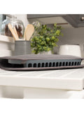 ADDIS grey microfibre sink mat with drying rack, UK version