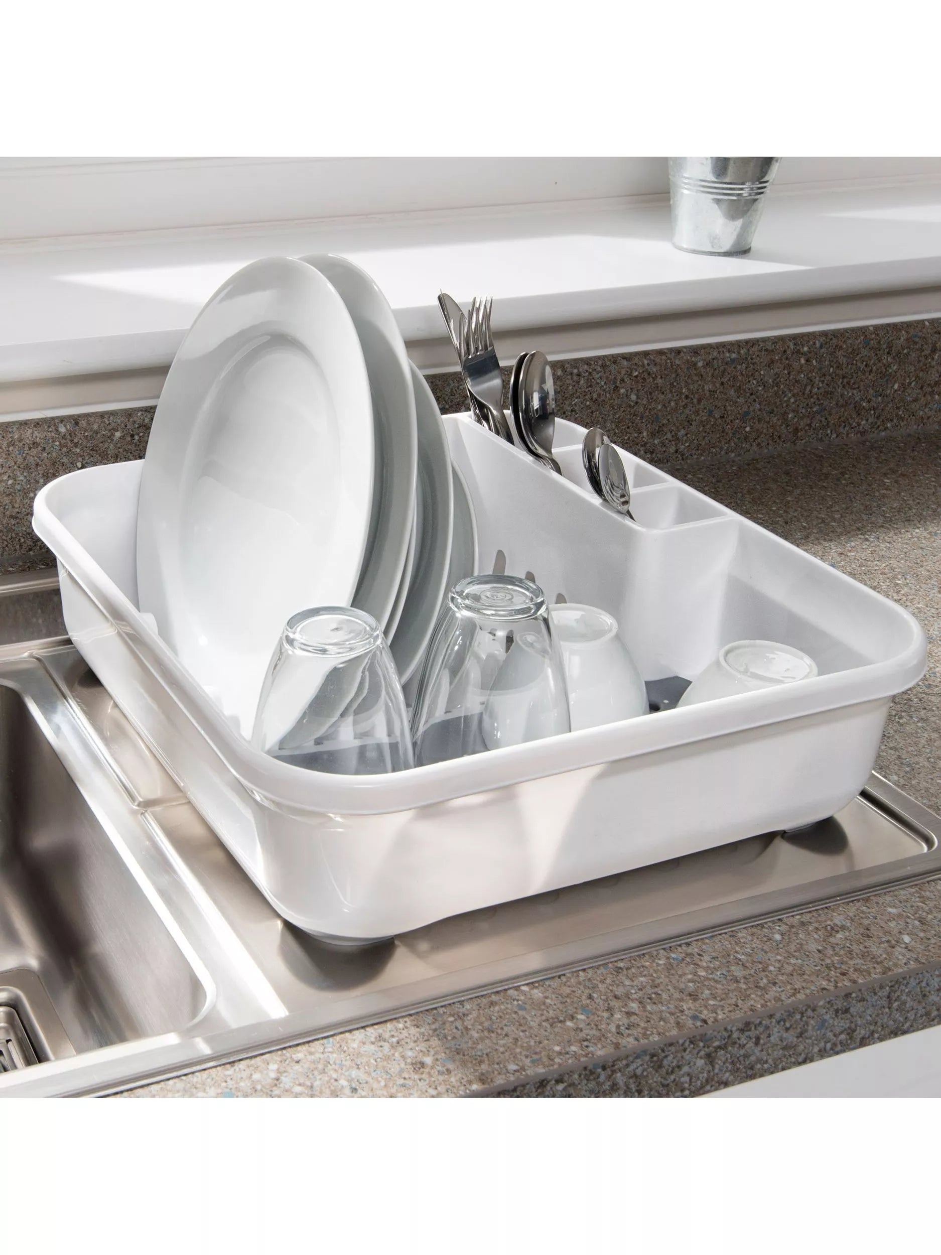 ADDIS Premium Draining Station white grey kitchen drying rack (British brand)