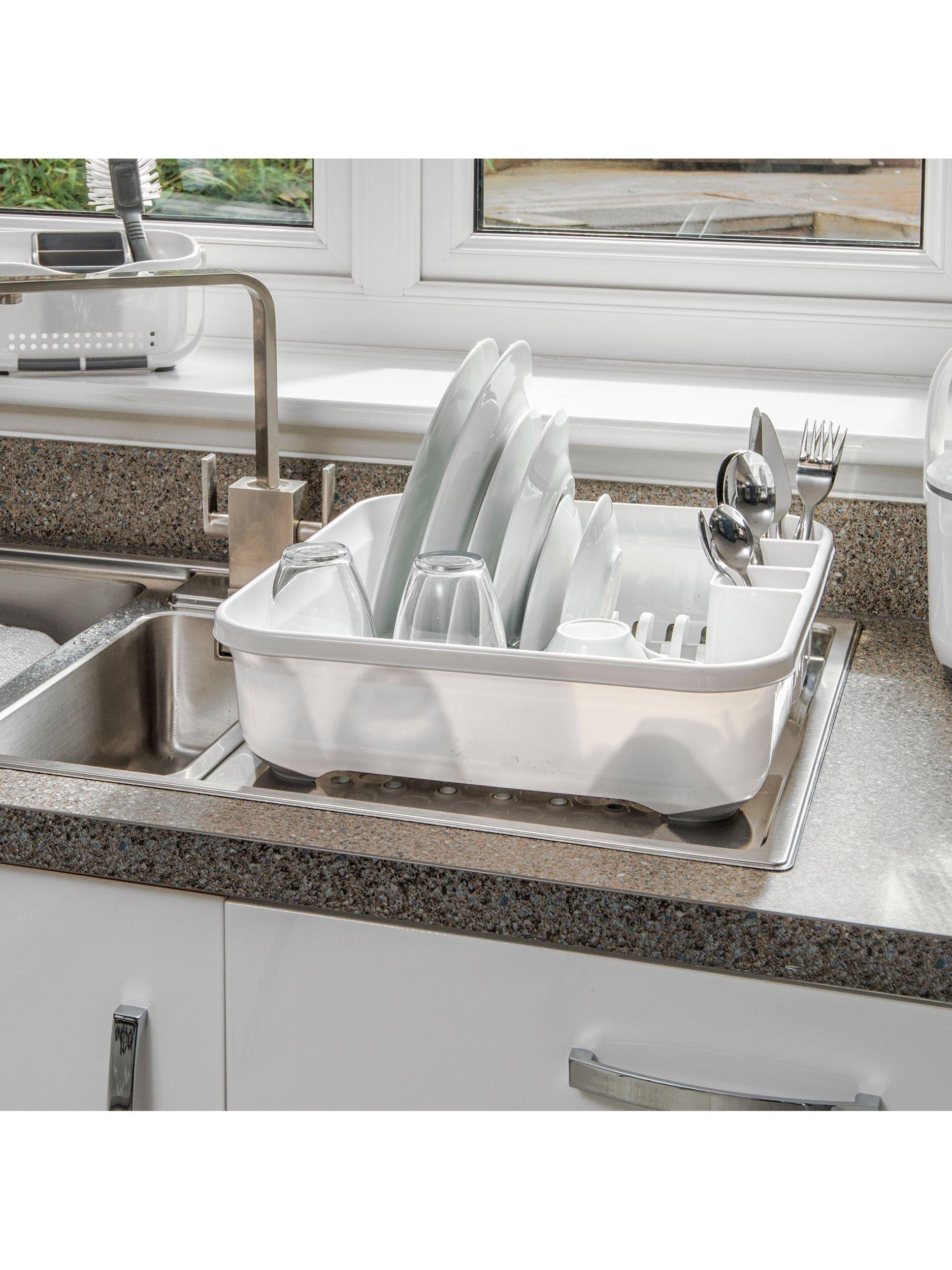 ADDIS Premium Draining Station white grey kitchen drying rack (British brand)