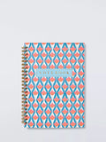 John Lewis wavy floral notebook with 160 lined pages (British brand)