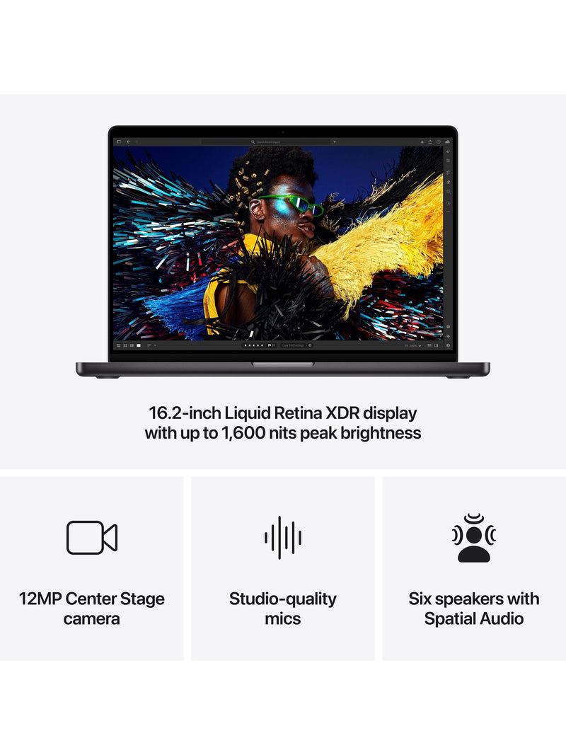 Apple MacBook Pro 16 M4 Pro laptop (British brand)