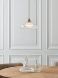 John Lewis ribbed glass ceiling light shade - British product