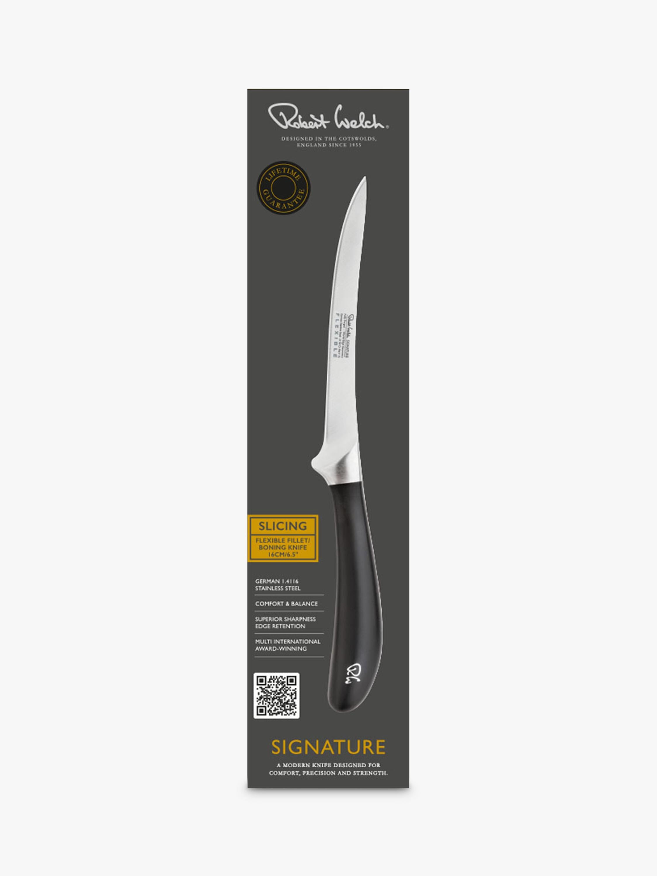 Robert Welch Signature filleting knife 16cm, UK version