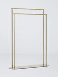 John Lewis double towel rail brushed brass freestanding, UK version