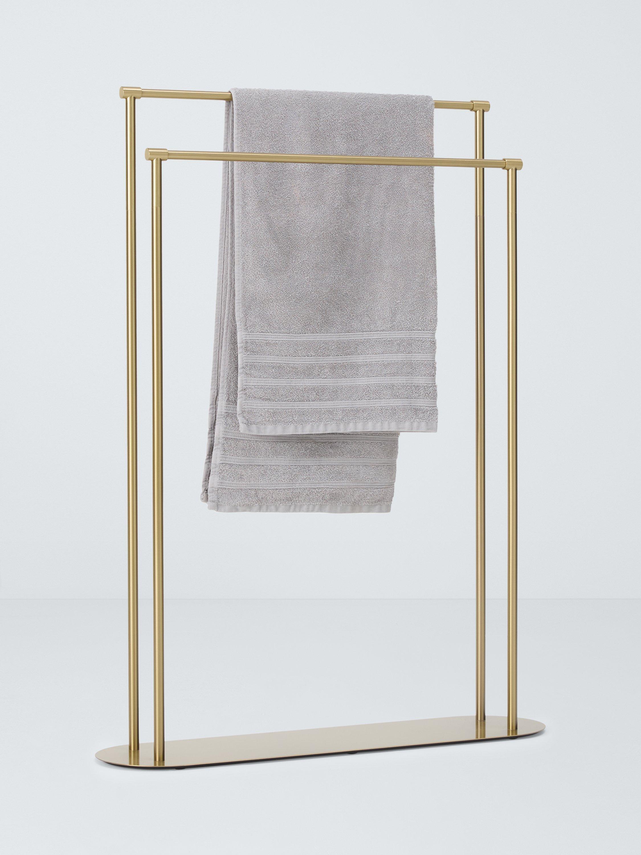 John Lewis double towel rail brushed brass freestanding, UK version