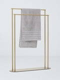John Lewis double towel rail brushed brass freestanding, UK version