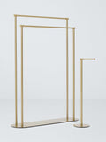 John Lewis double towel rail brushed brass freestanding, UK version