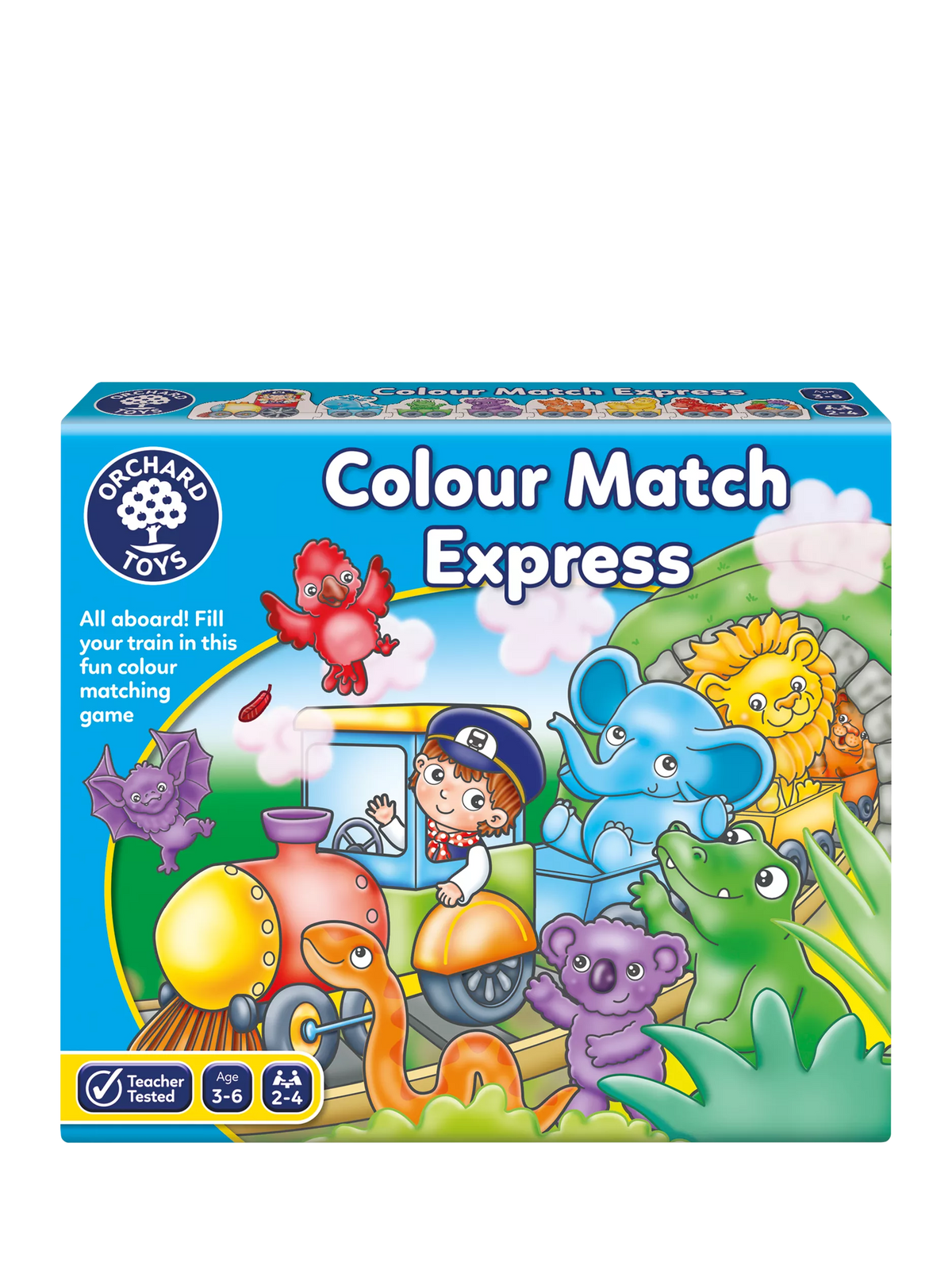 Orchard Toys Colour Match Express board game, imported from the UK