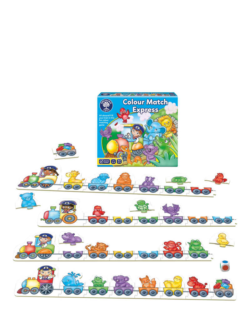 Orchard Toys Colour Match Express board game, imported from the UK