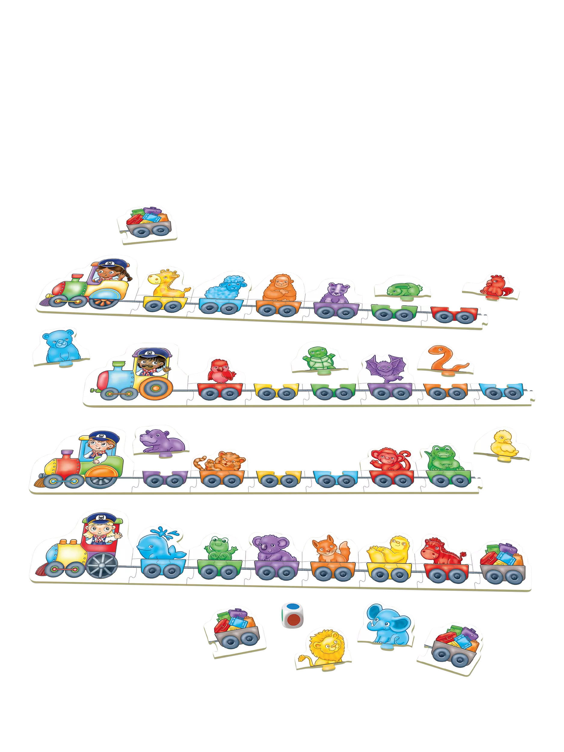 Orchard Toys Colour Match Express board game, imported from the UK