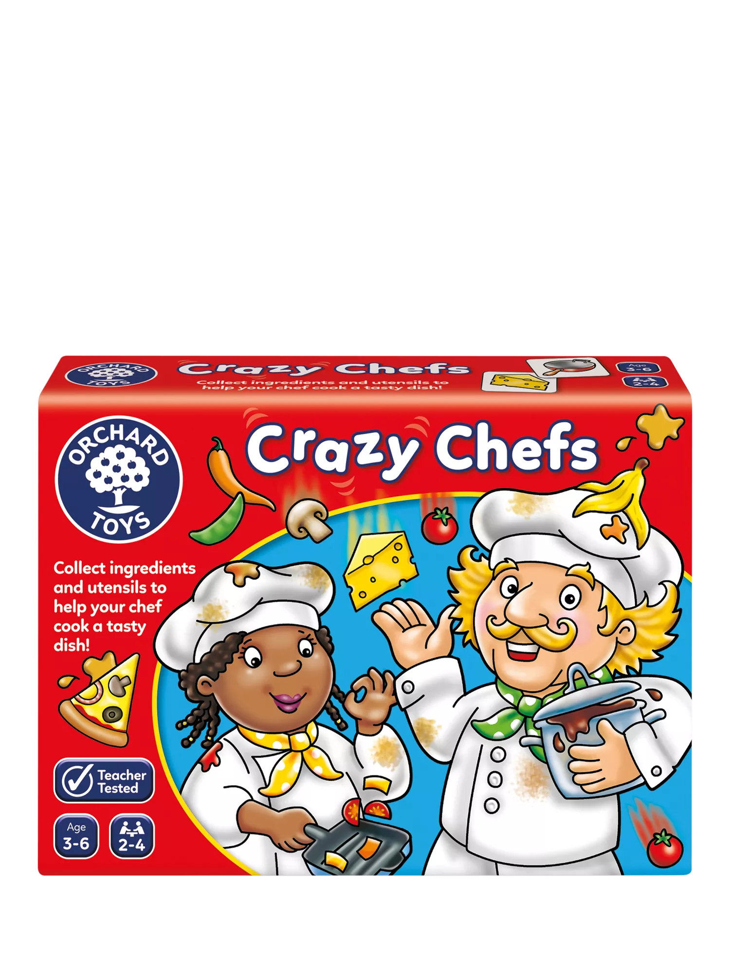 Orchard Toys Crazy Chefs board game for kids (British brand)