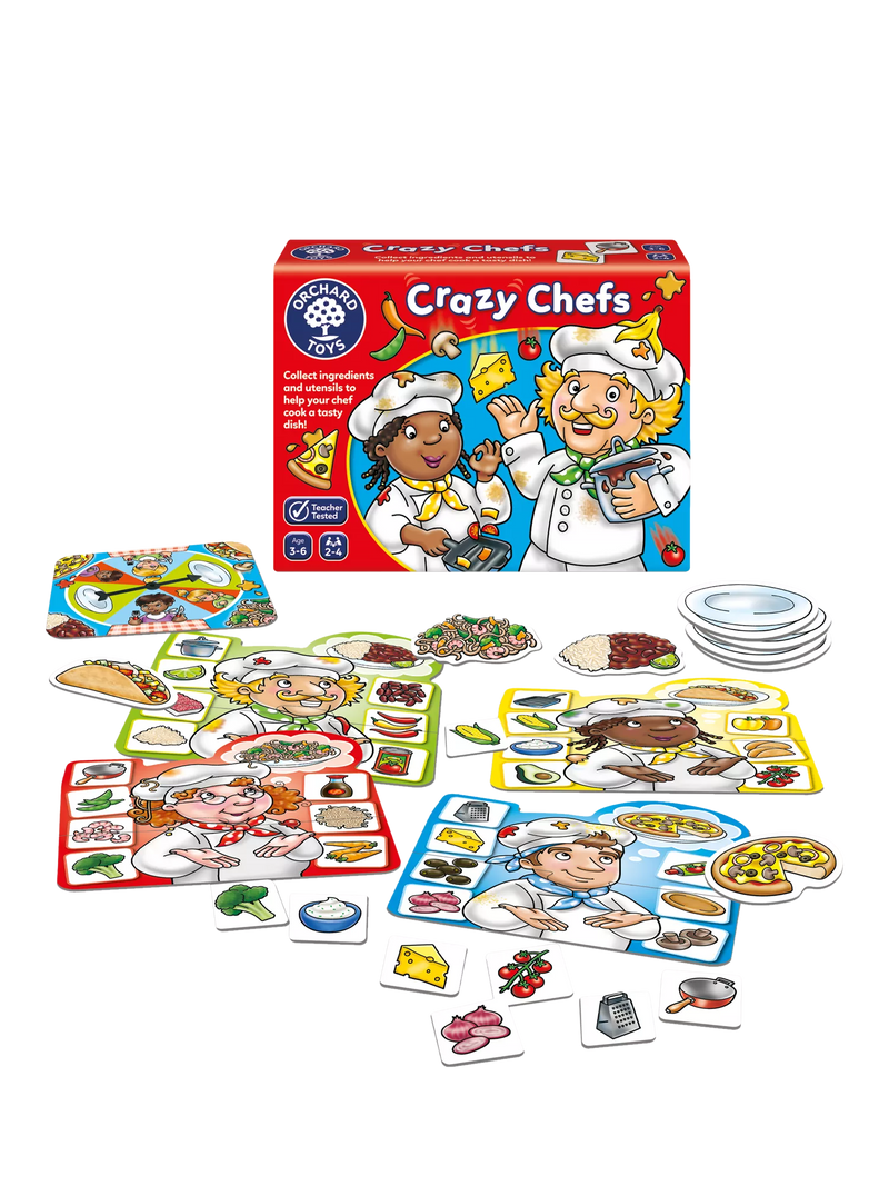 Orchard Toys Crazy Chefs board game for kids (British brand)